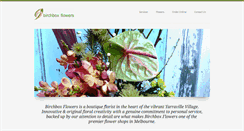 Desktop Screenshot of birchboxflowers.com.au